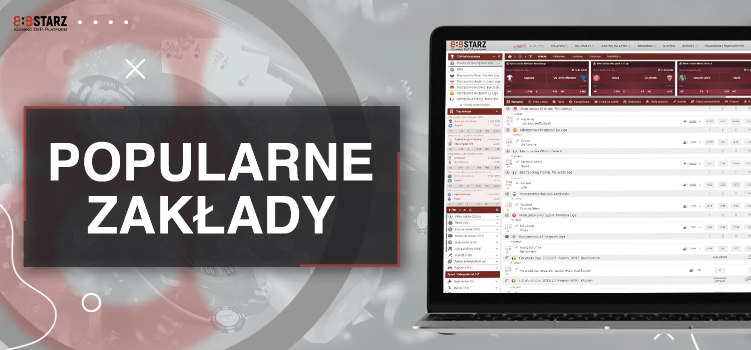 888 starz popularne opcje zakładów